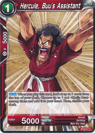 Hercule, Buu's Assistant BT2-017 C